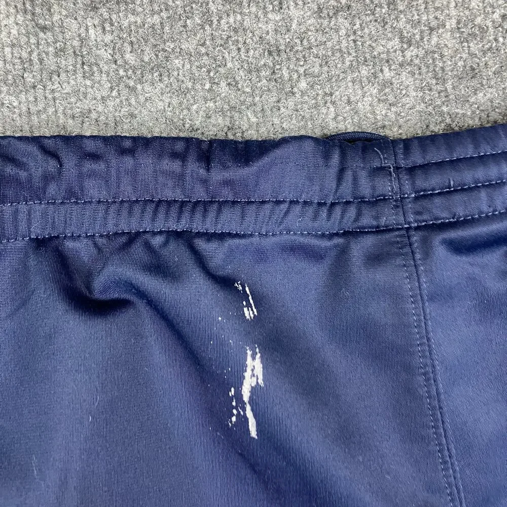 New Balance Track Pants Kids Medium Navy Blue Striped Athletic Joggers‎ Stretch